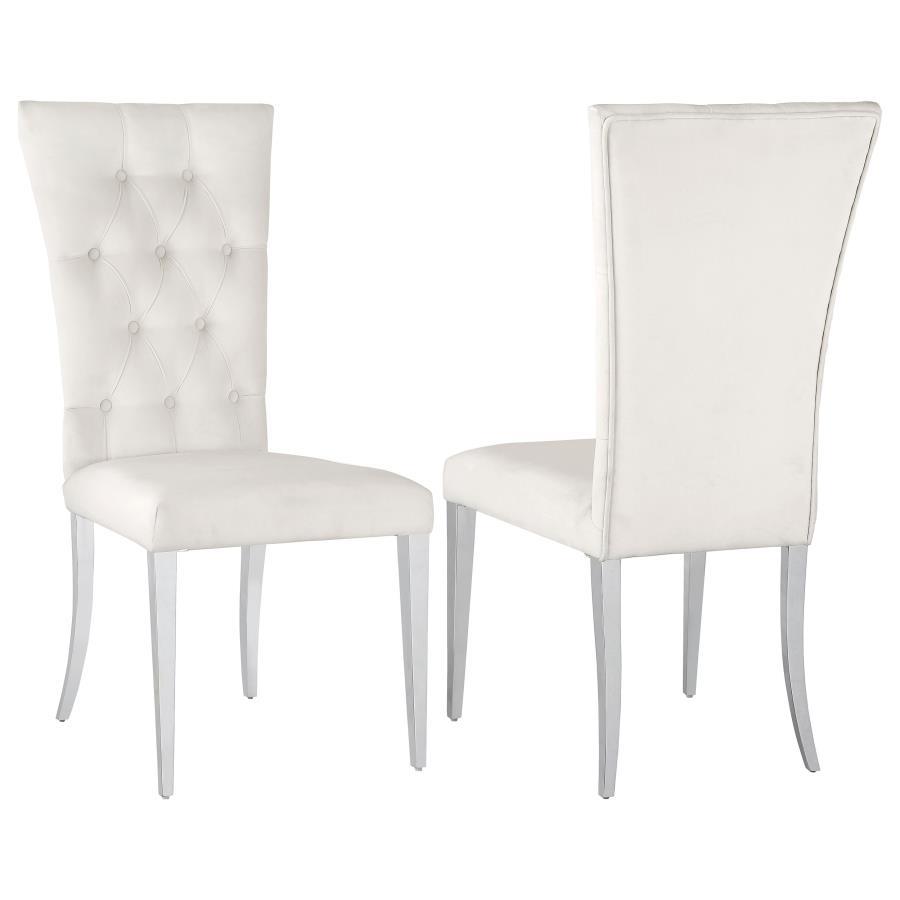 Kerwin Velvet Upholstered Dining Side Chair (Set of 2)