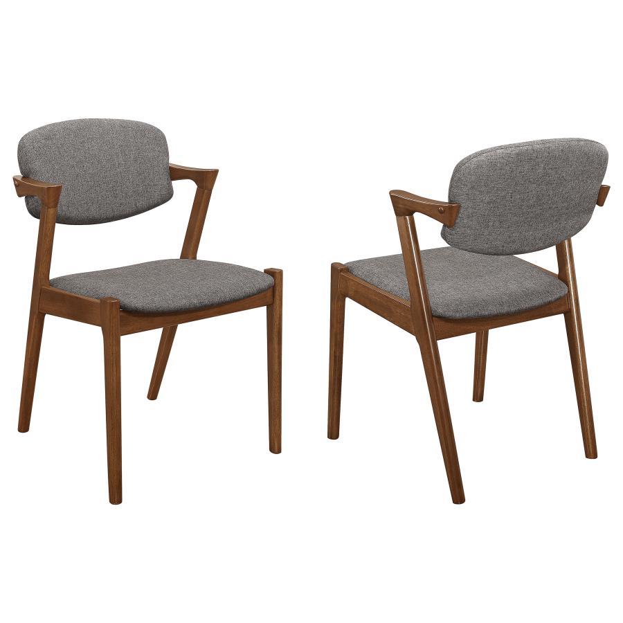 Dining Arm Chairs with Upholstered Seats