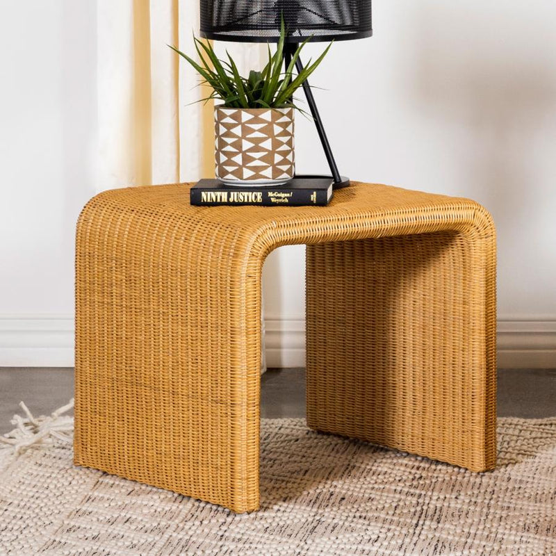 Cahya Woven Rattan Coffee Table in Natural