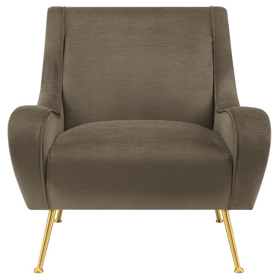 Ricci Upholstered Saddle Arm Accent Chair