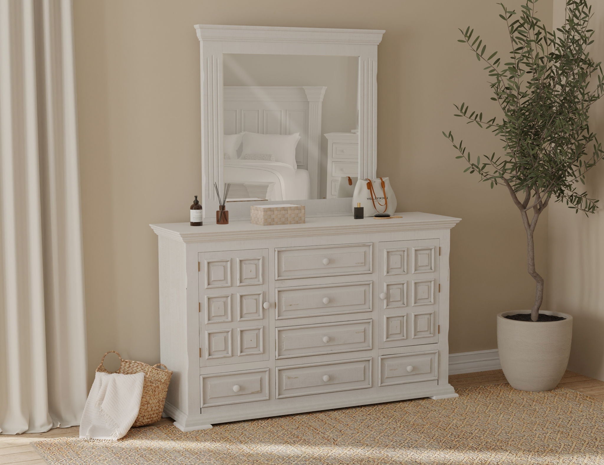 Terra 6 Drawer Dresser with 2 Doors