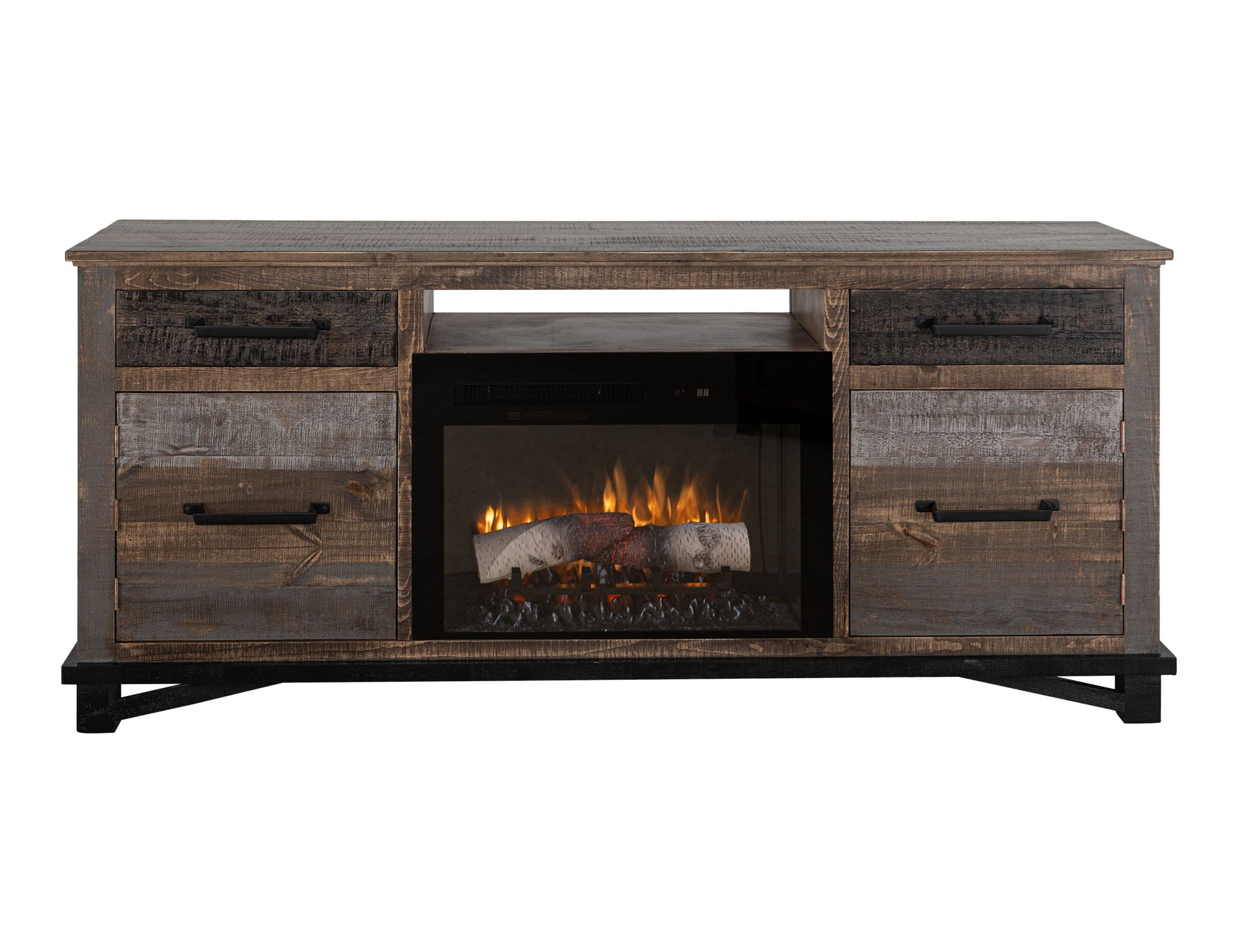 Loft 70.25" Electric Fireplace TV Console