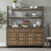 Carolina Park - Server & Hutch - Brown