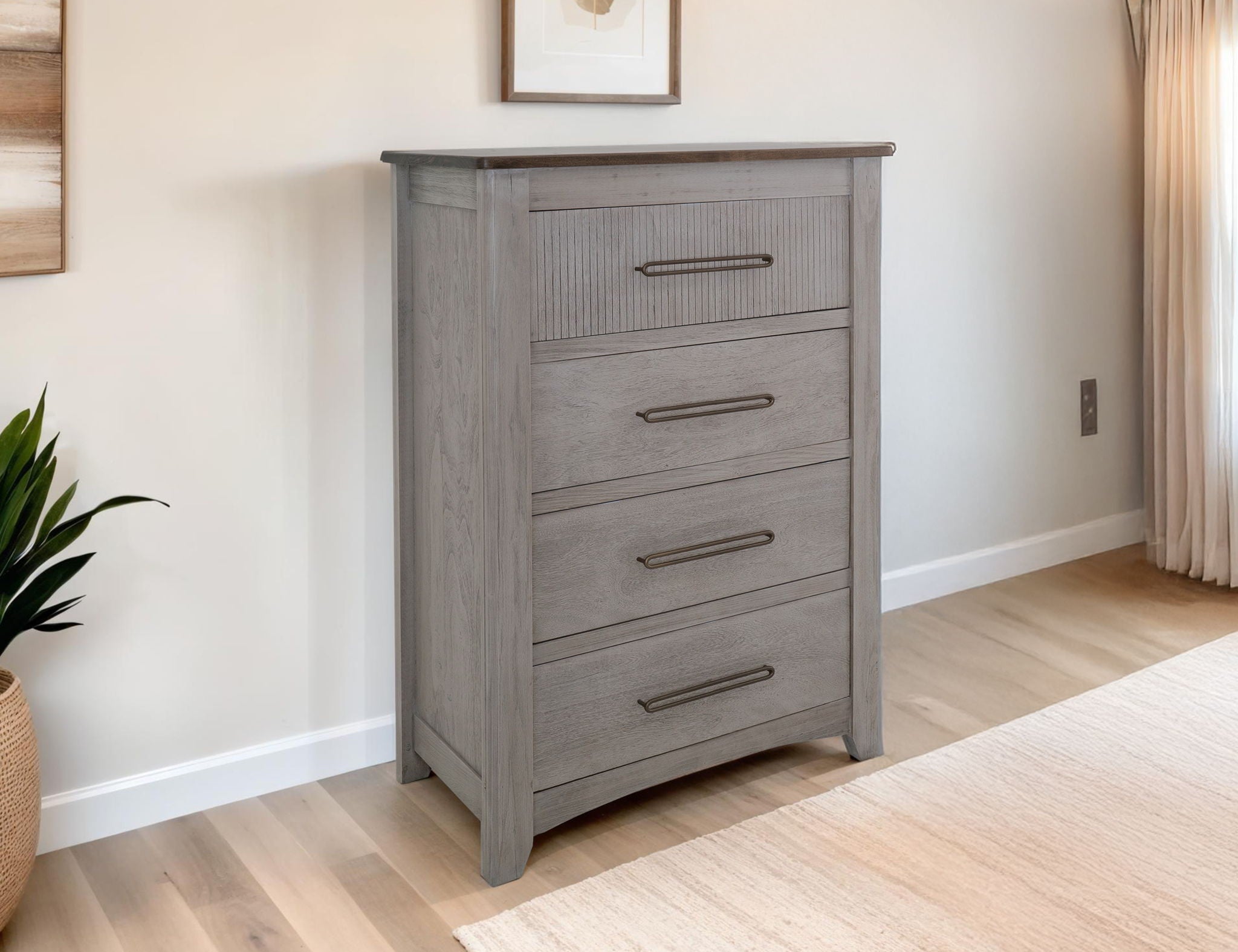 Ridge Chest Sand Brown – 4 Drawer Chest