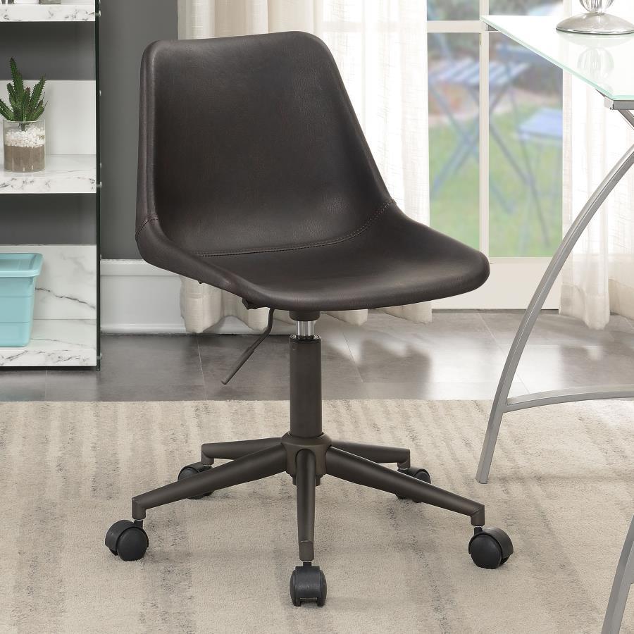 Carnell Upholstered Adjustable Home Office Desk Chair
