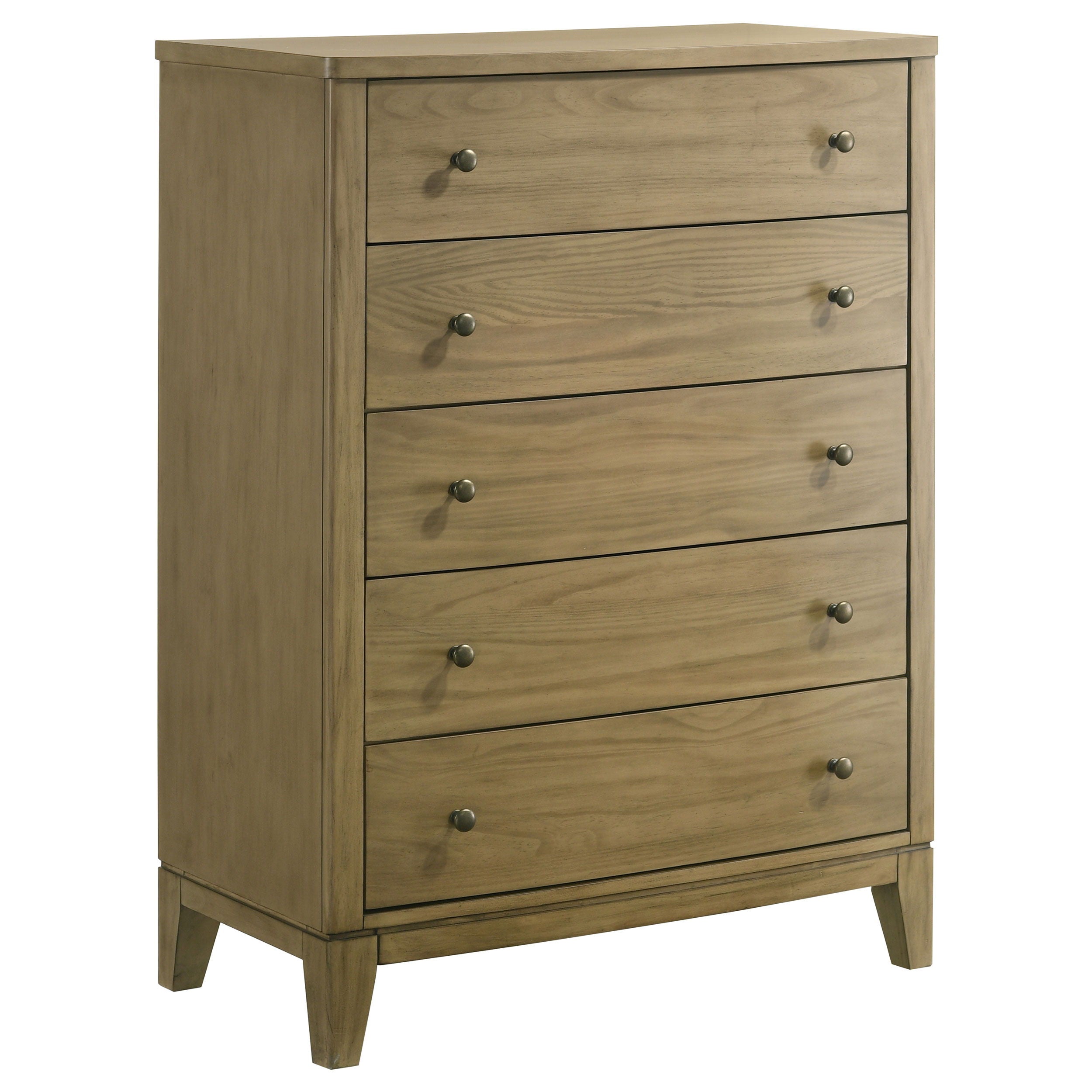 Granada 5-Drawer Bedroom Chest in Natural Pine