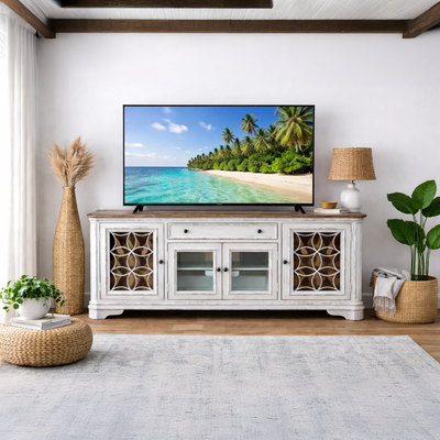 Magnolia Manor 74-Inch Traditional TV Stand