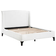 Mosby Queen Upholstered Wingback Bed