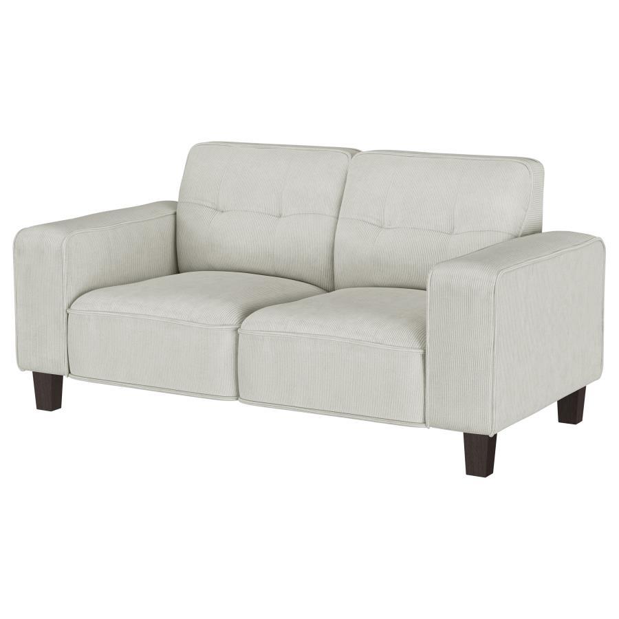 Deerhurst - Upholstered Track Arm Tufted Loveseat