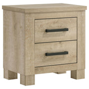 Oakglen 2-Drawer Nightstand Bedside Table