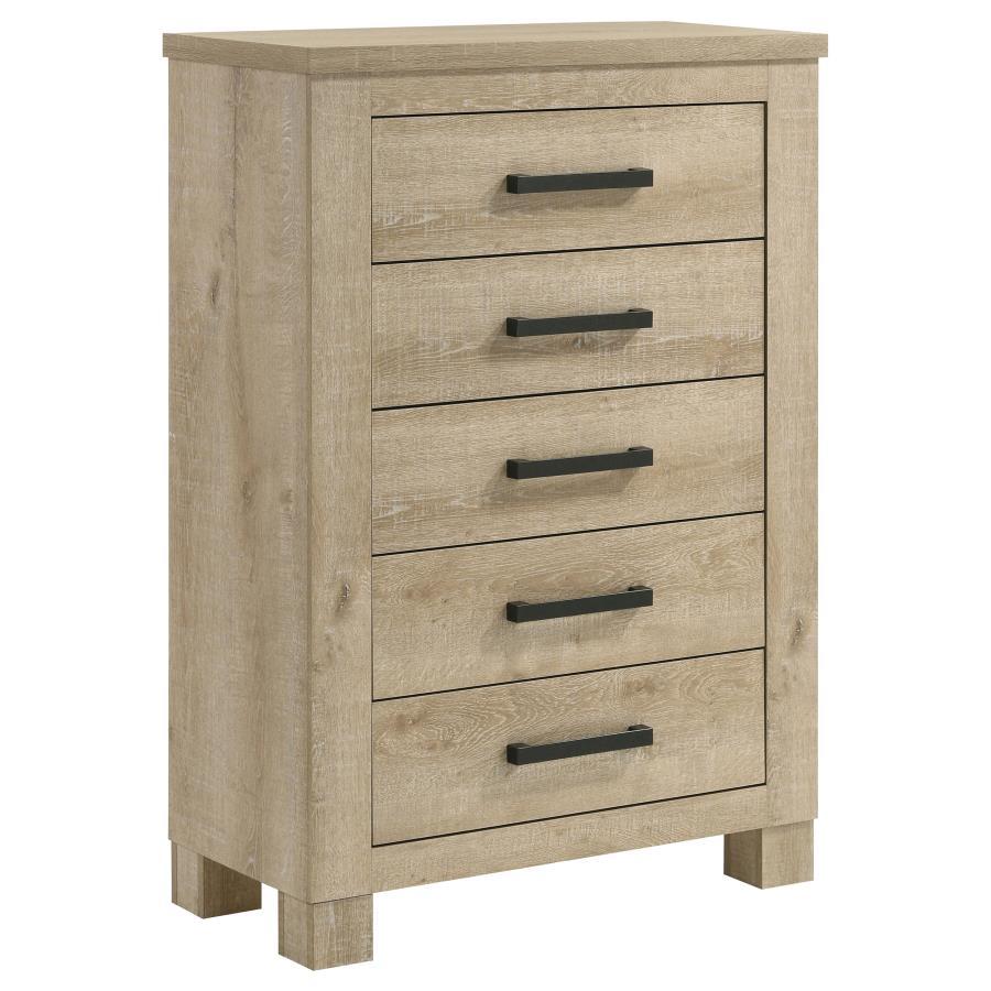 Oakglen 5-Drawer Bedroom Chest of Drawers