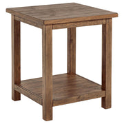 Payne Wood End Table With Shelf