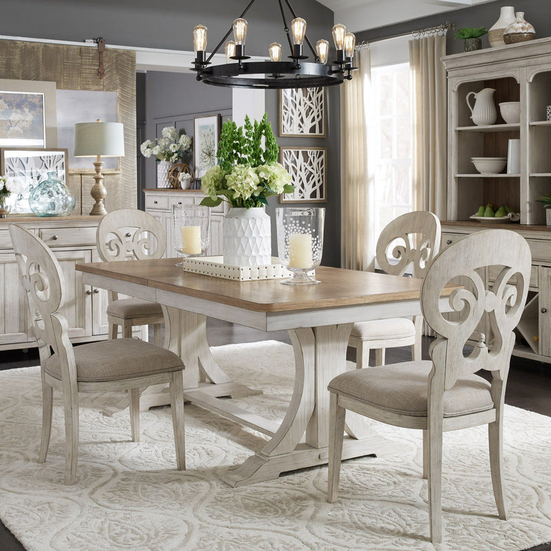 Farmhouse Reimagined Trestle Dining Table