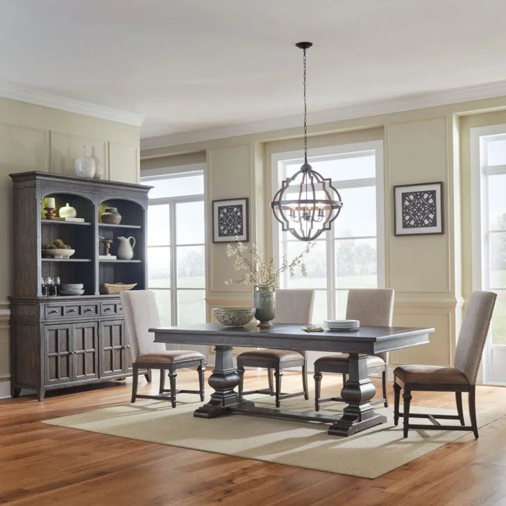 Paradise Valley Opt Trestle Table Set – 5, 6, and 7 Piece Options
