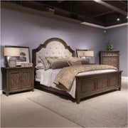 Paradise Valley Upholstered Arched Panel Headboard