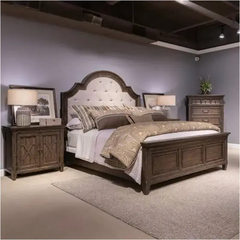 Paradise Valley Upholstered Arched Panel Headboard