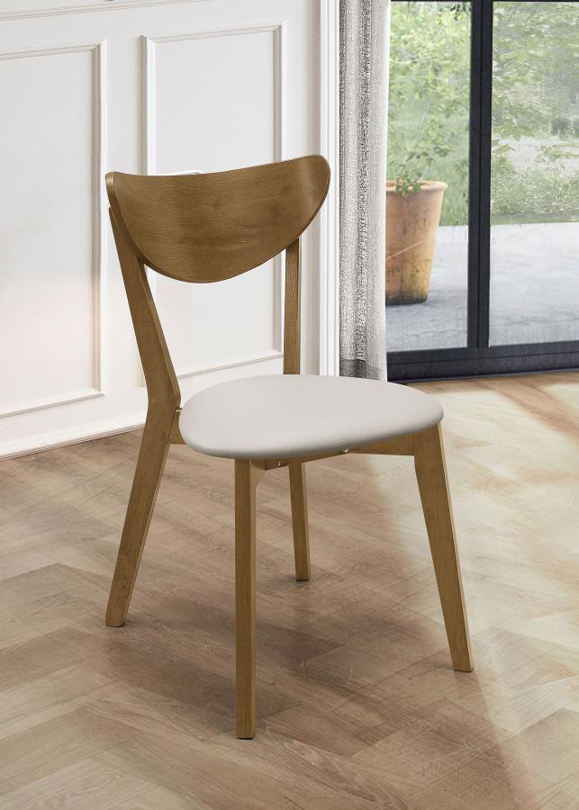 Kersey Curved Wood Dining Side Chair (Set of 2)