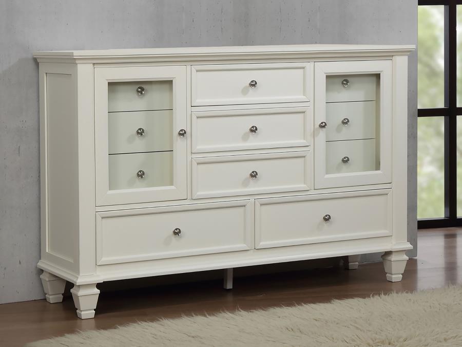 Sandy Beach 11-Drawer Rectangular Dresser