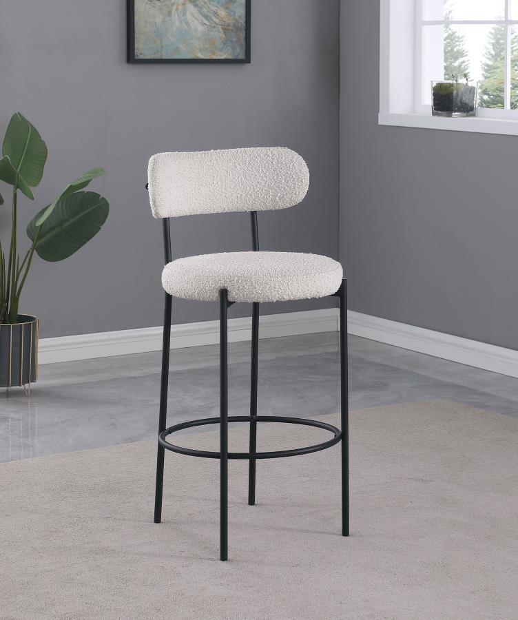 Viola Boucle Upholstered Bar Stool Set of 2