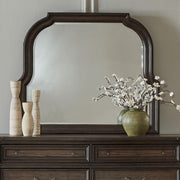 Provence Park Curved Mirror in Brown