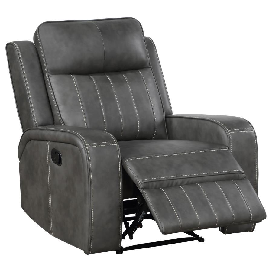 Raelynn Upholstered Track Arm Recliner