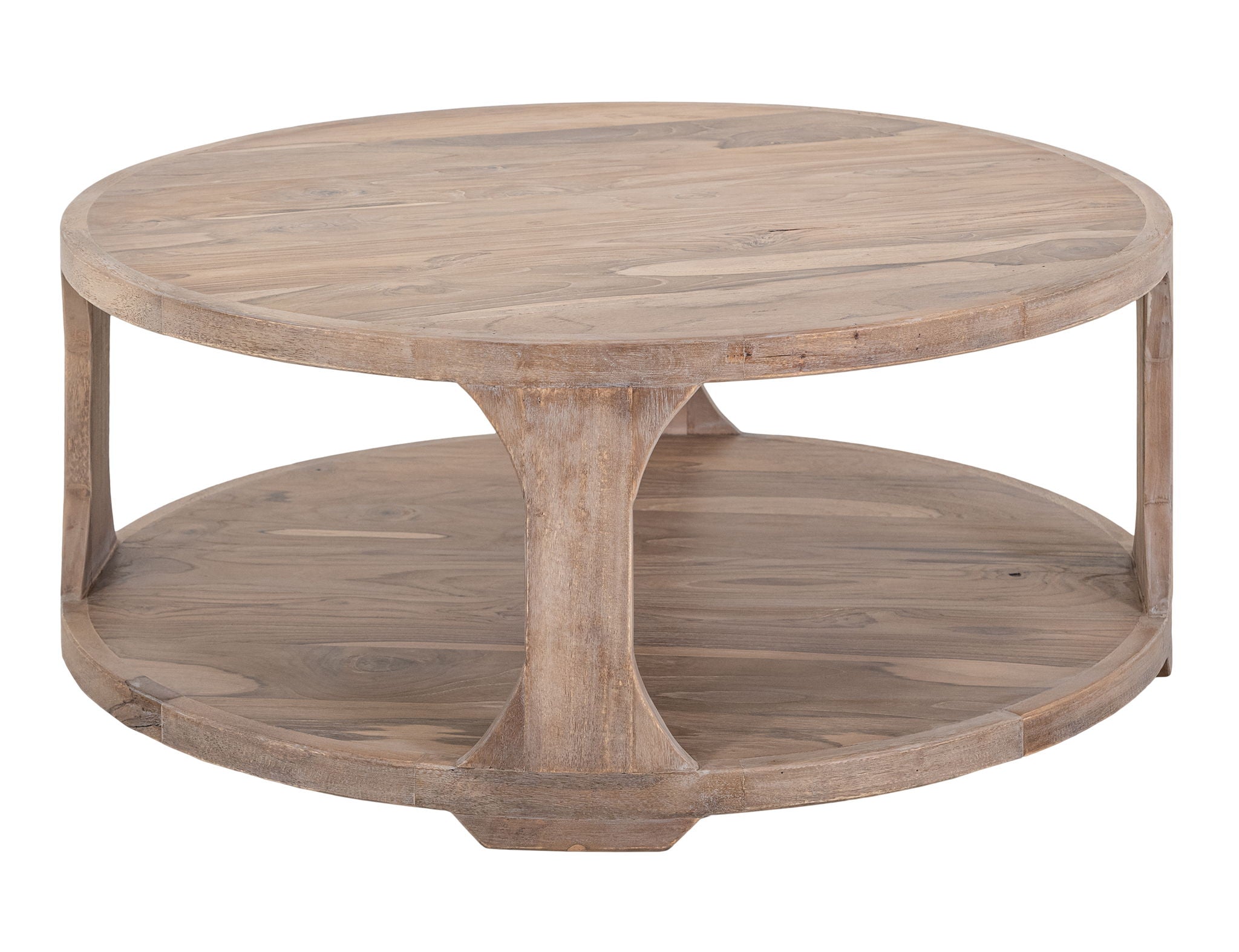 Balam 1 Shelf Table Ivory White