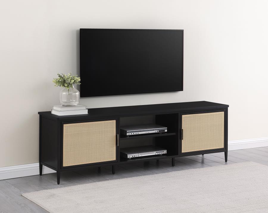 Amherst 70" 2-Door Metal TV Stand Media Console
