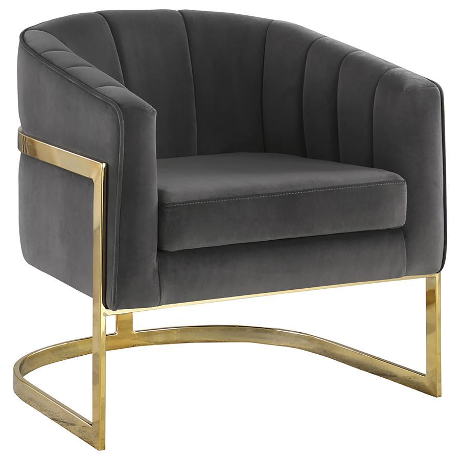 Alamor Upholstered Barrel Back Accent Chair