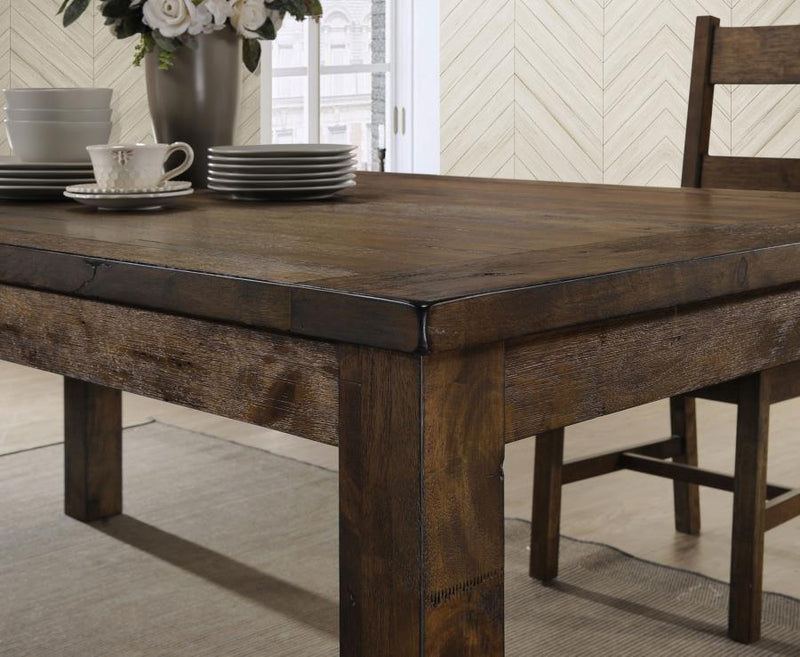 Golden Brown 5, 7, or 9 Piece Dining Room Set