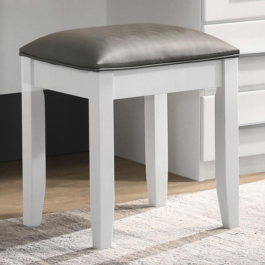 Felicity Upholstered Vanity Stool