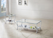 Saide - Glass Top Coffee And End Table Set