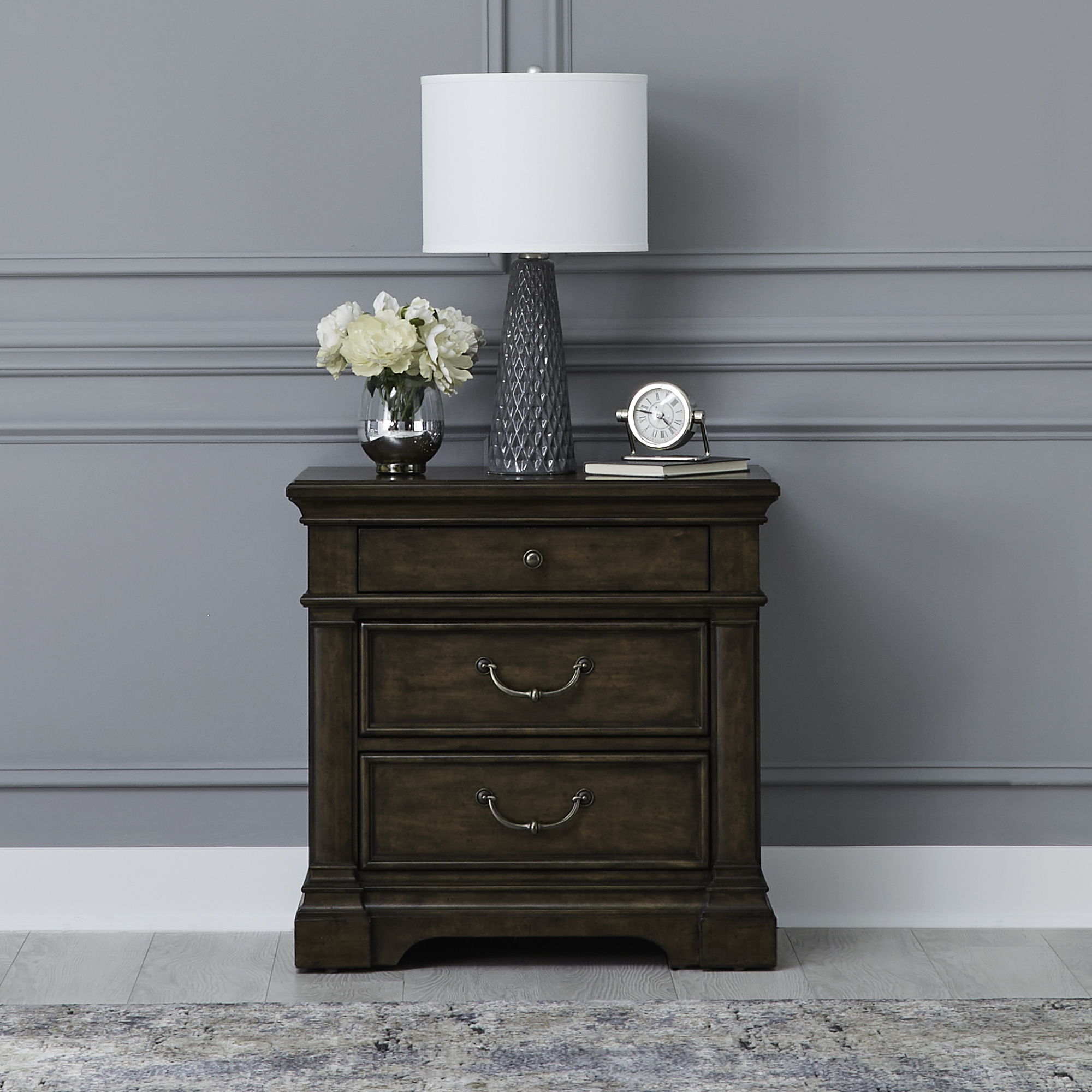 Arden Road Nightstand With Charging Station