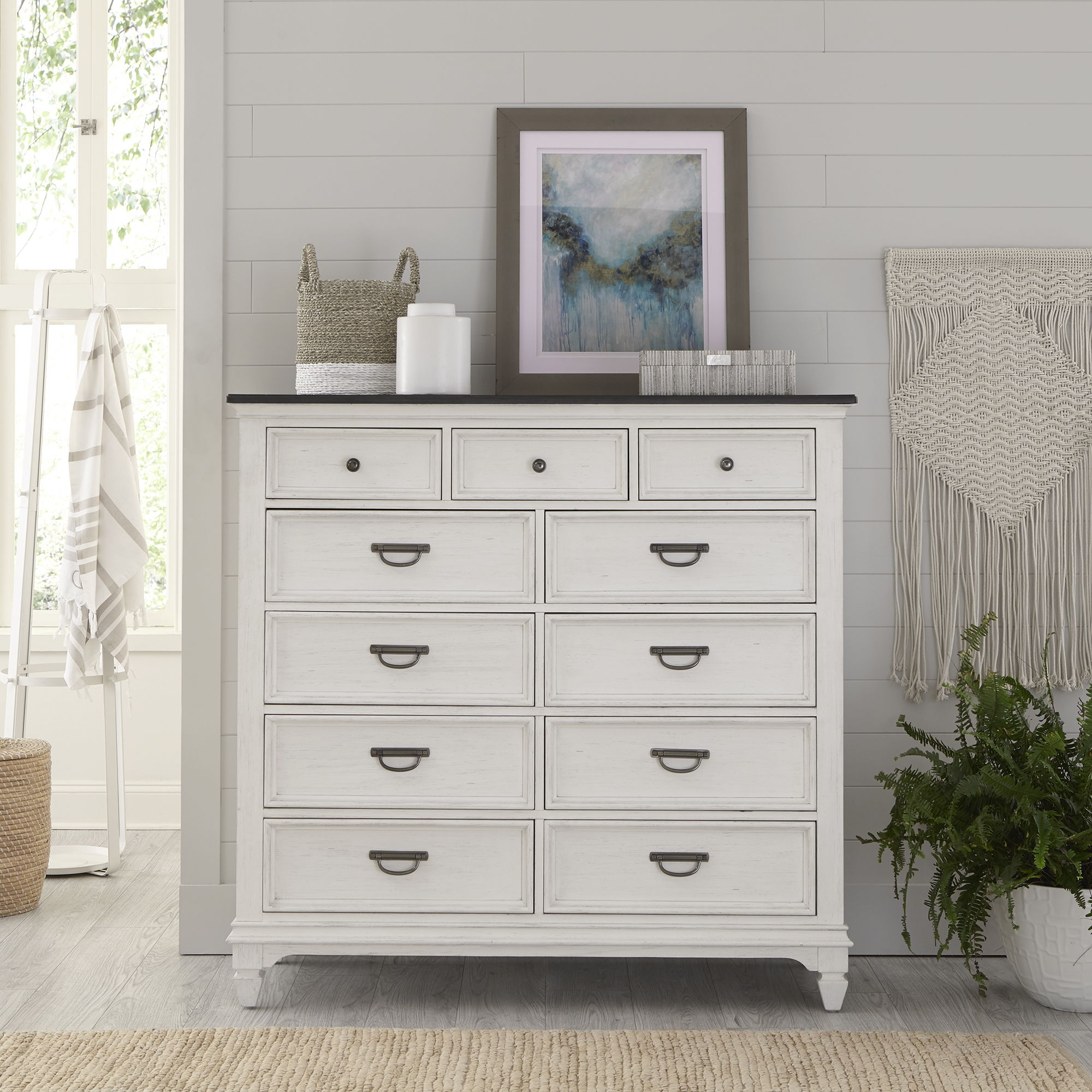 Allyson Park Dresser – White Two-Tone Cottage