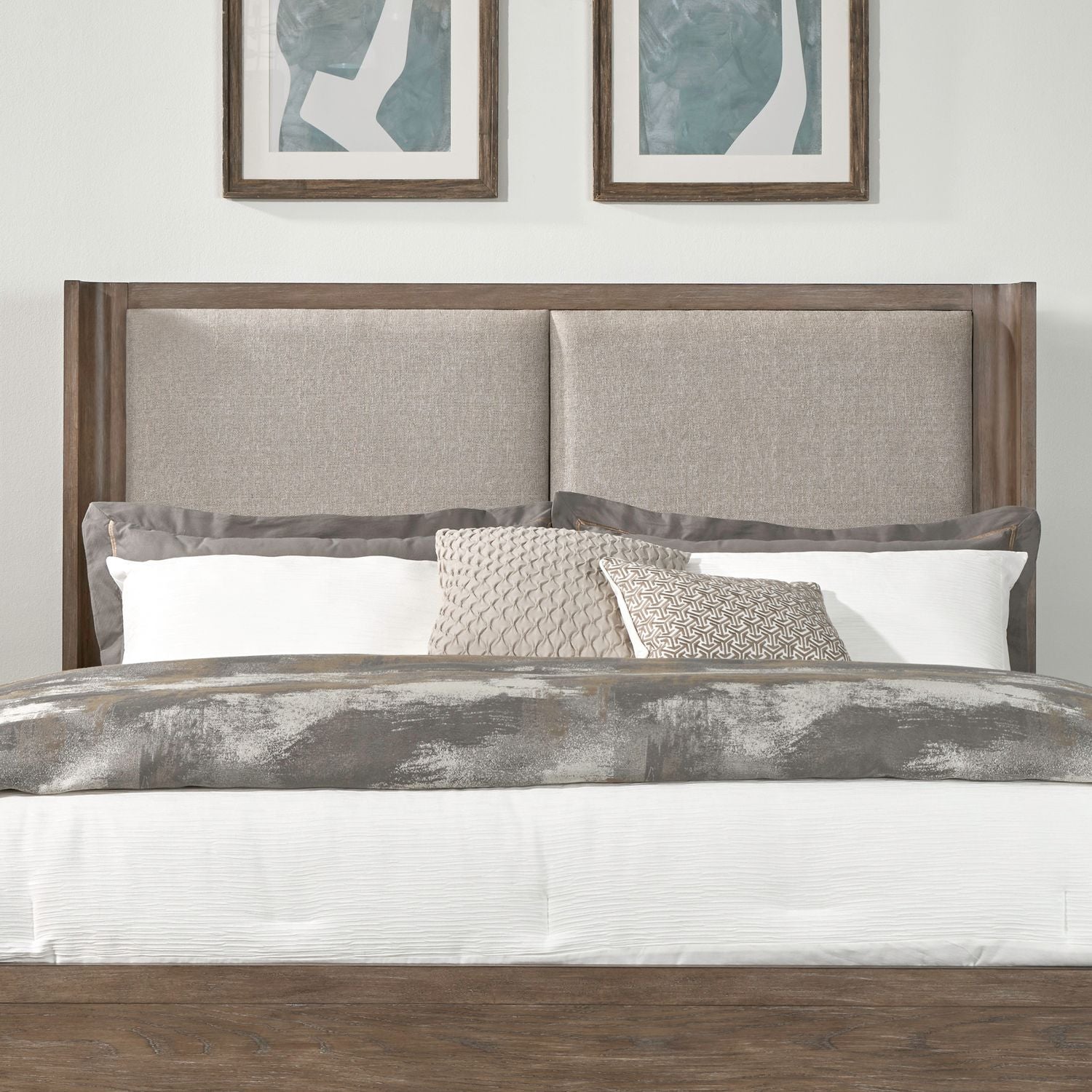 South Bend Upholstered Shelter Headboard