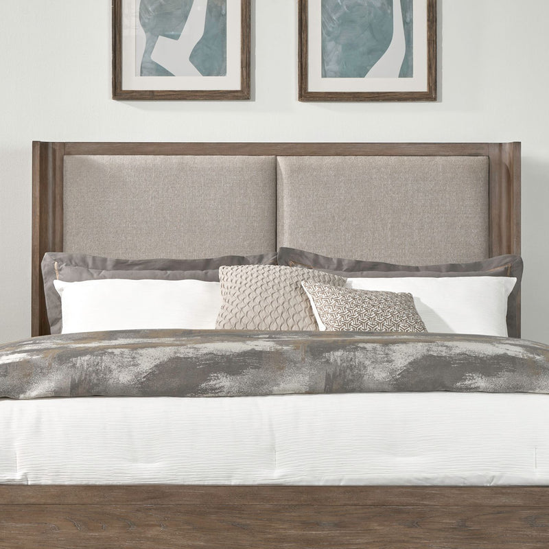 South Bend Upholstered Shelter Headboard