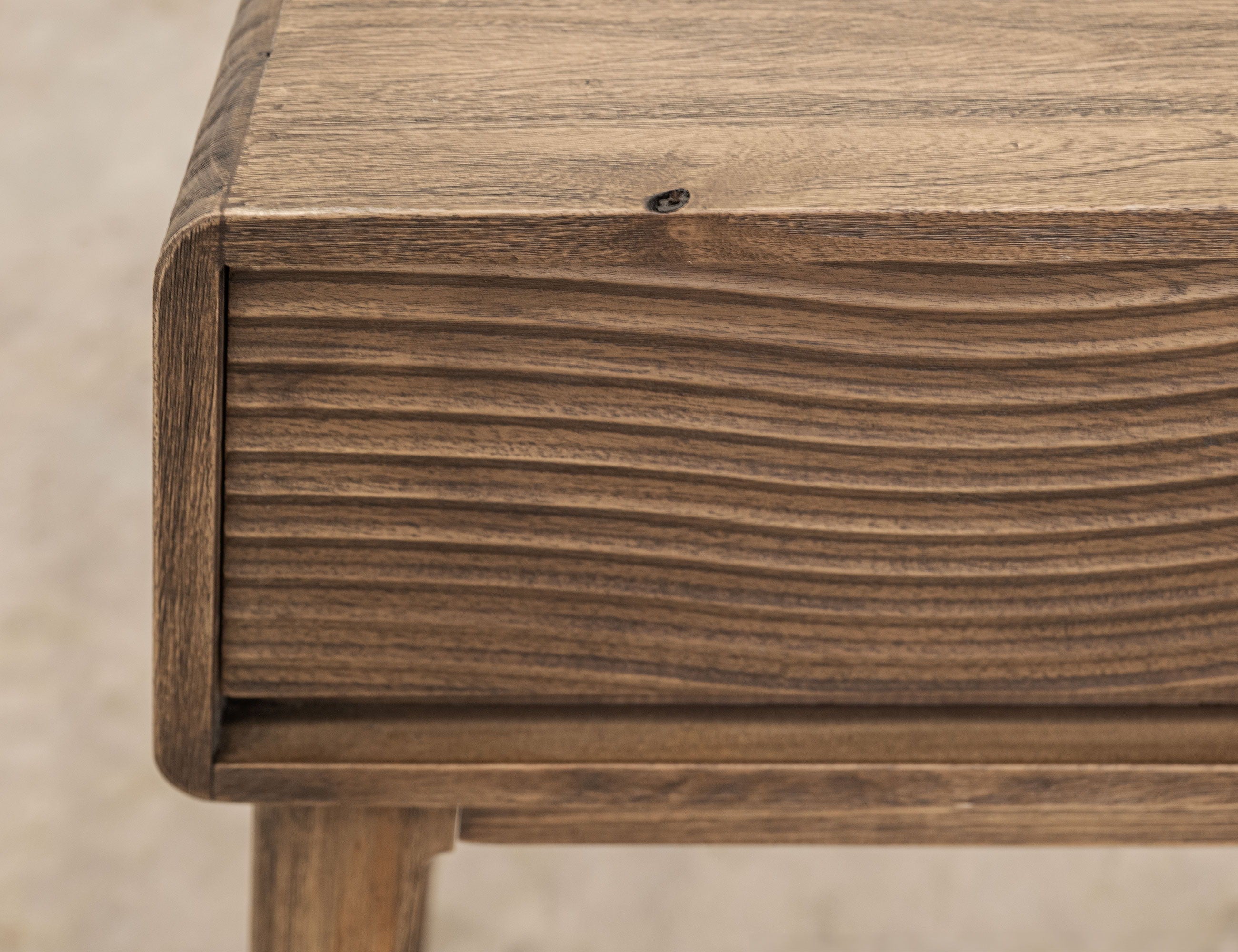 Olivia Cocktail 4 Drawer Table Brown