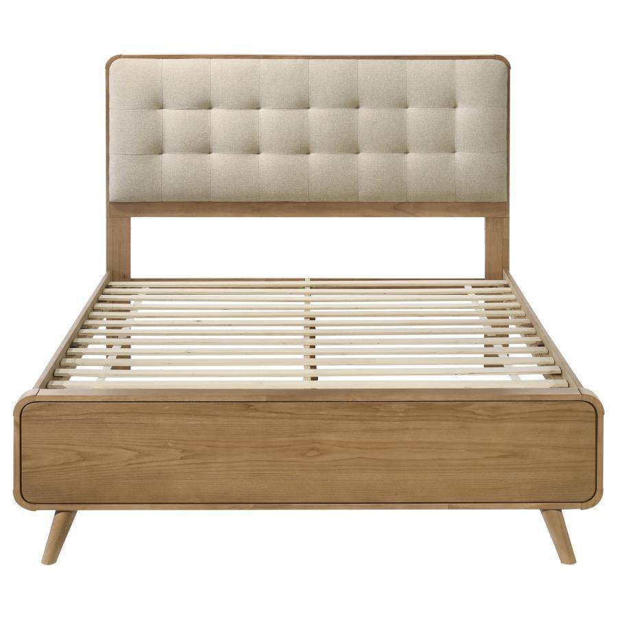 Robyn Mid-Century Wood Panel Bed