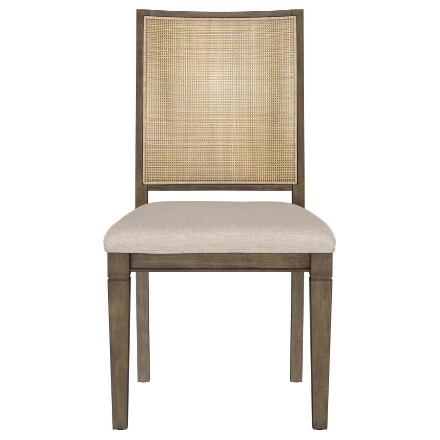 Matisse Woven Rattan Back Dining Side Chair Set of 2