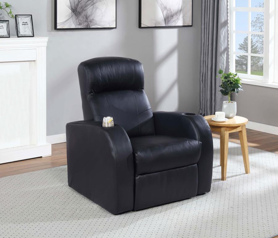 Cyrus Upholstered Track Arm Recliner