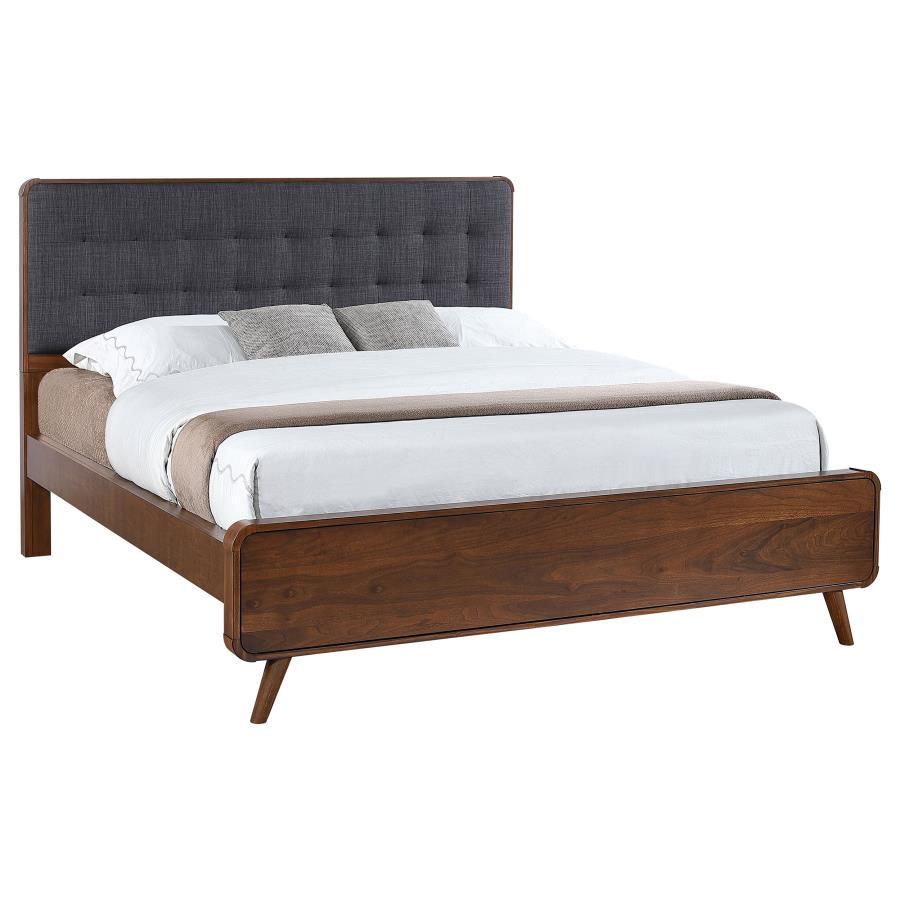 Robyn Mid-Century Wood Panel Bed