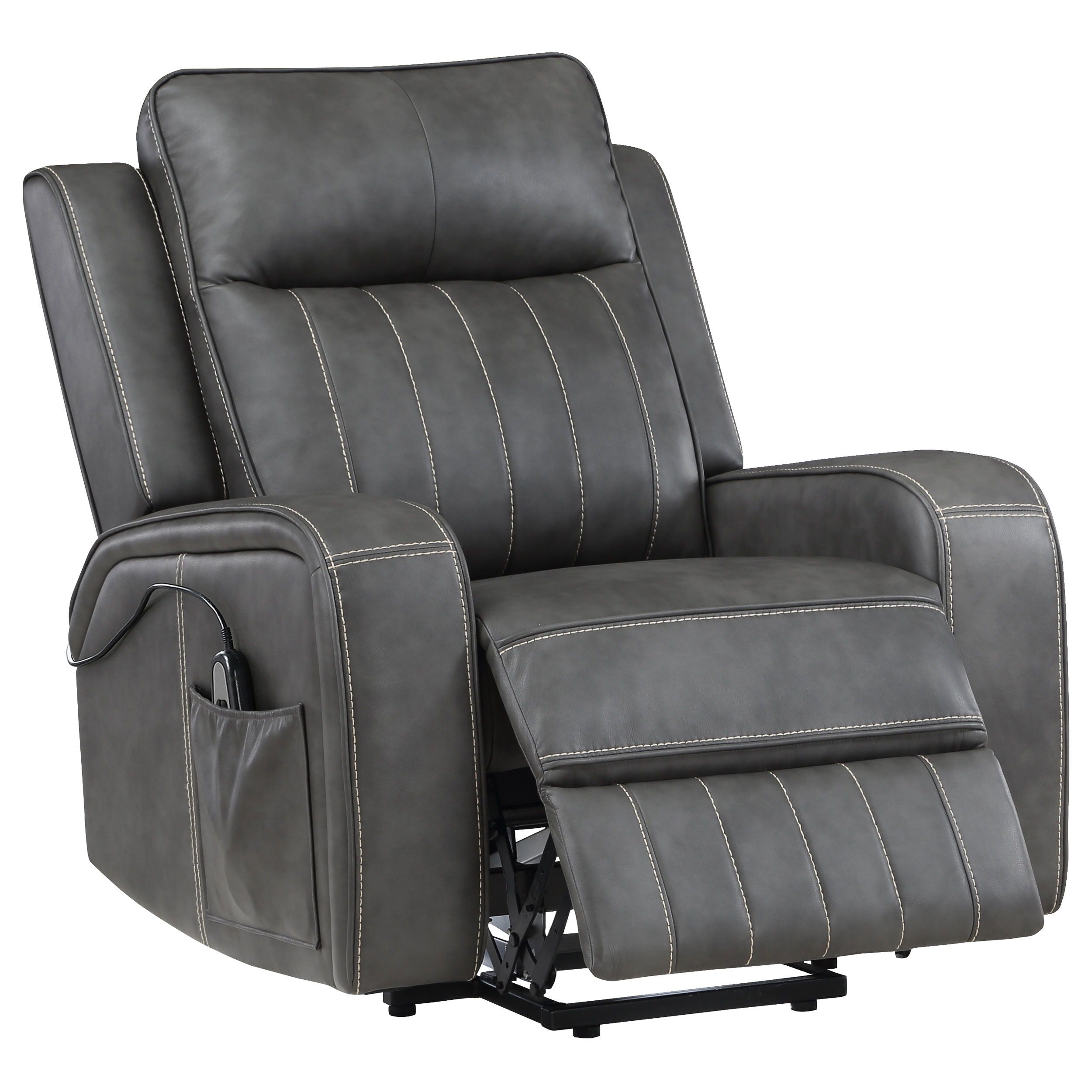 Raelynn Upholstered Track Arm Recliner