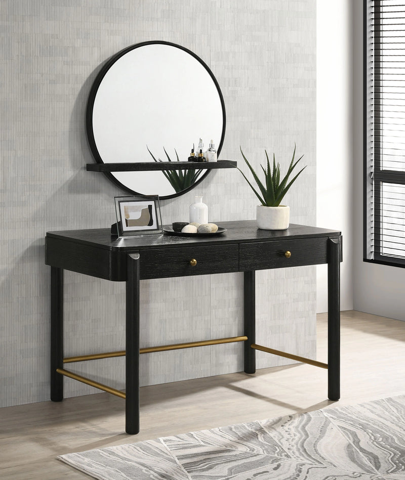 Arini Makeup Vanity Table with Wall Mirror Set