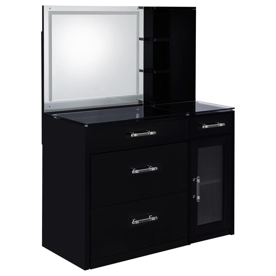 Flora 2-Drawer Vanity Set with LED Mirror