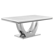 Kerwin Rectangular Stone Top Dining Table