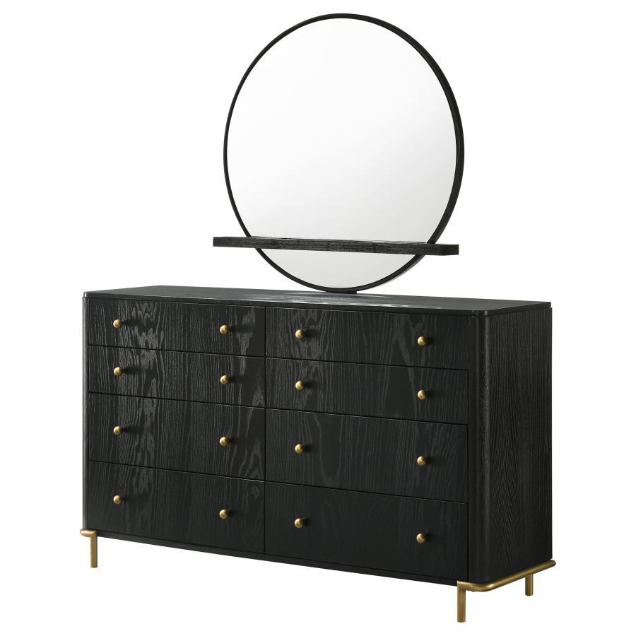 Arini 8-Drawer Bedroom Dresser with Mirror