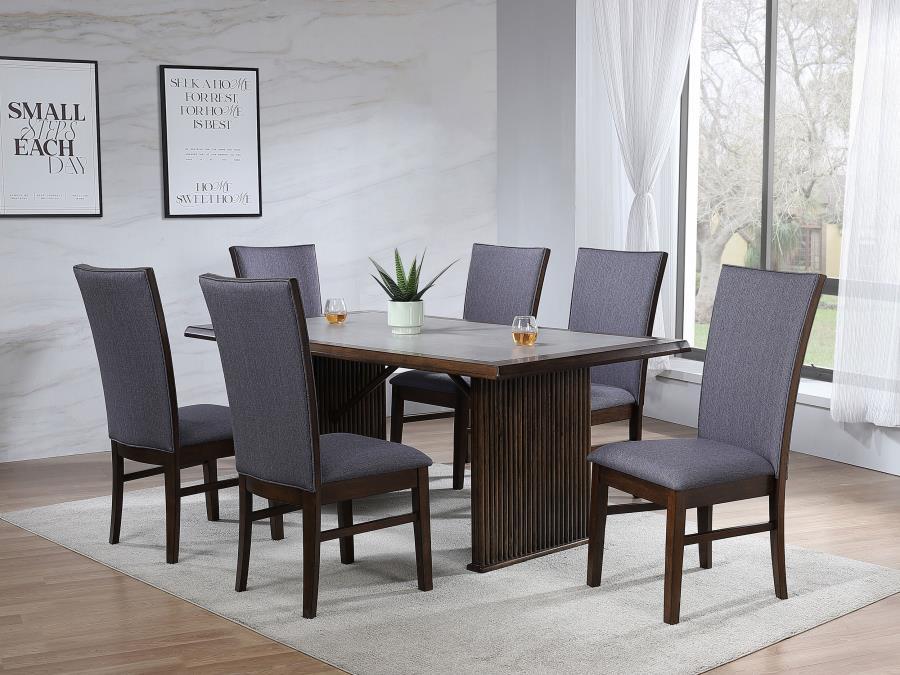 Sherwood 7-Piece Rectangular Dining Table Set