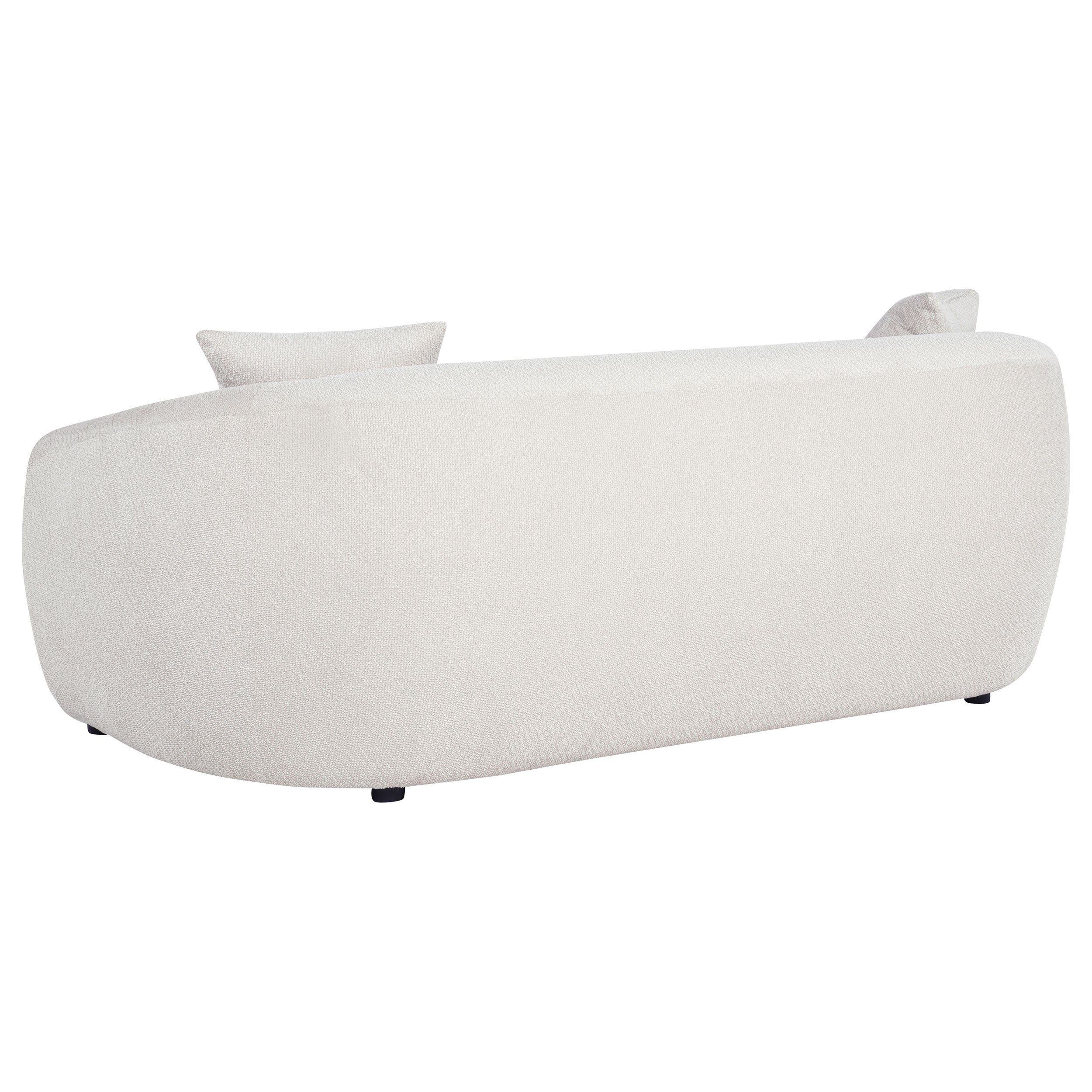 Isabella Contemporary 2-Piece Sand Fabric Sofa and Loveseat Set