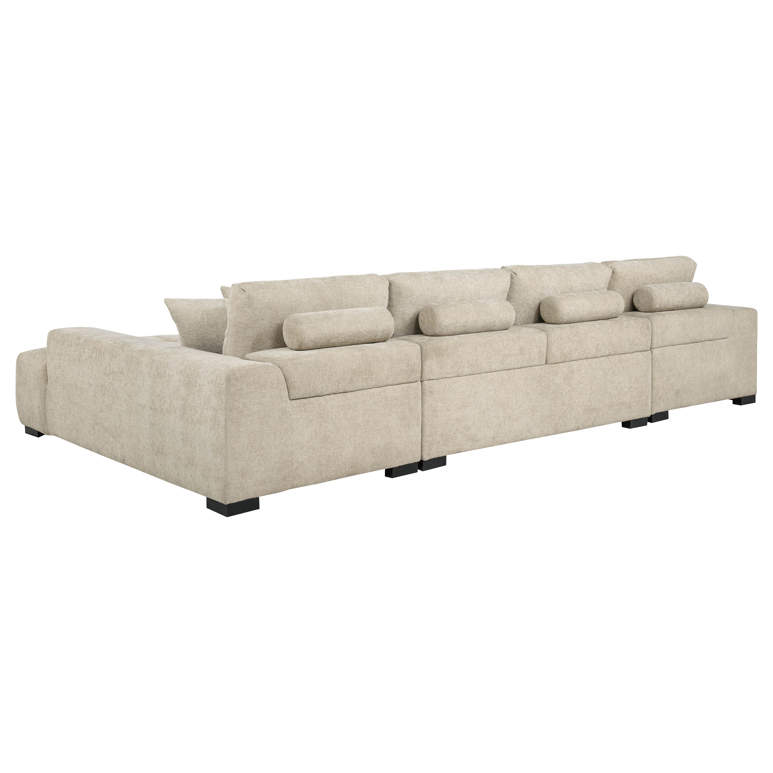 Cannella Upholstered U-Shaped Double Chaise Sectional