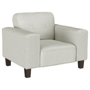 Deerhurst Upholstered Track Arm Tufted Accent Chair