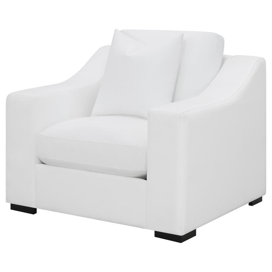 Ashlyn Upholstered Sloped Arm Accent Chair